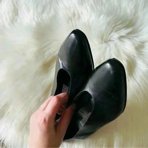 Nickles Leather Heels Italy Shoes 7.5 - Picture 3 of 9